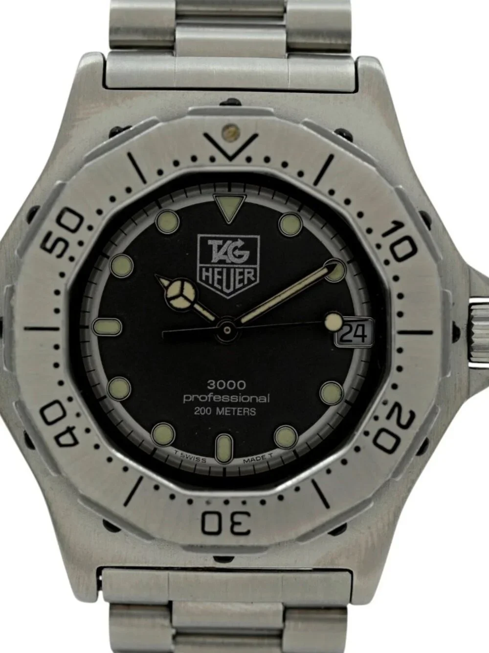 Tag Heuer 35mm Midsize Professional 3000 Series Vintage Dive Watch Ref: 932.213!